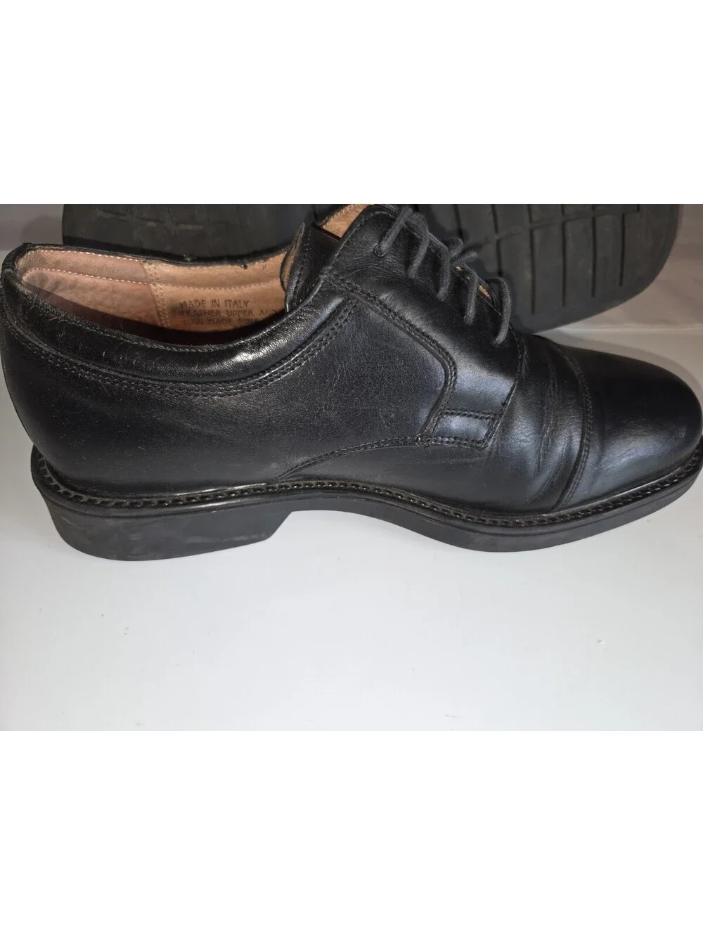 Venturini Comfort & Flex Leather Cap Toe Oxford Shoes Men’s 9 W SB2